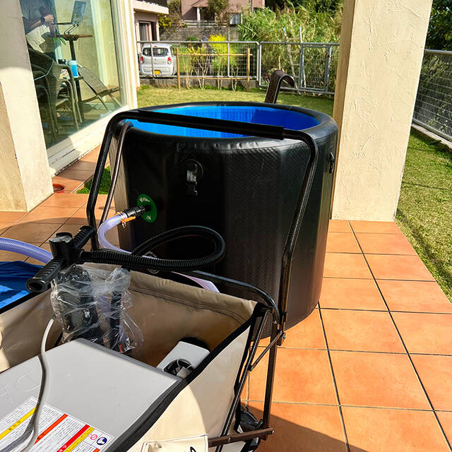 水風呂冷水装置 ワゴンタイプ